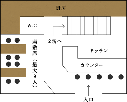Floor map 1F